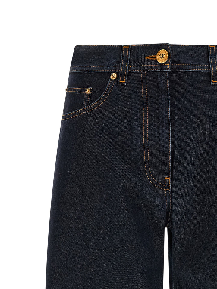 Versace Soft Wash Jeans - Blu | b12e18f1253bf9363b6a923cfc198e24009a6632