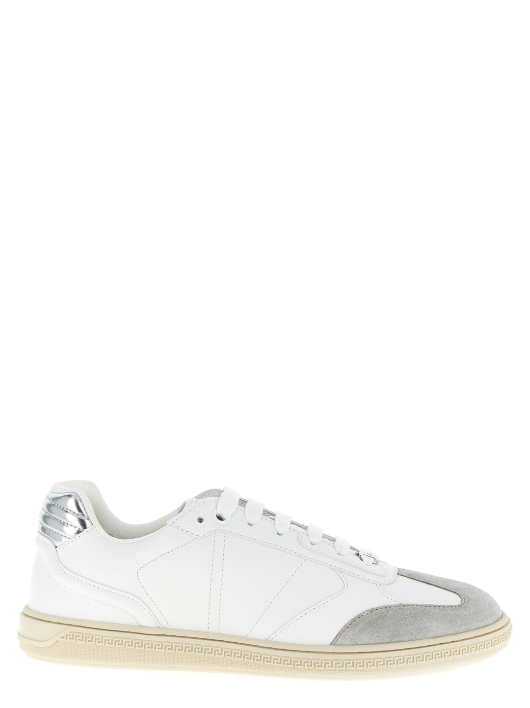 Versace Greca Court Sneakers - Bianco | 30da6584a150db0d289fd0f6af2be0a1e15527d1