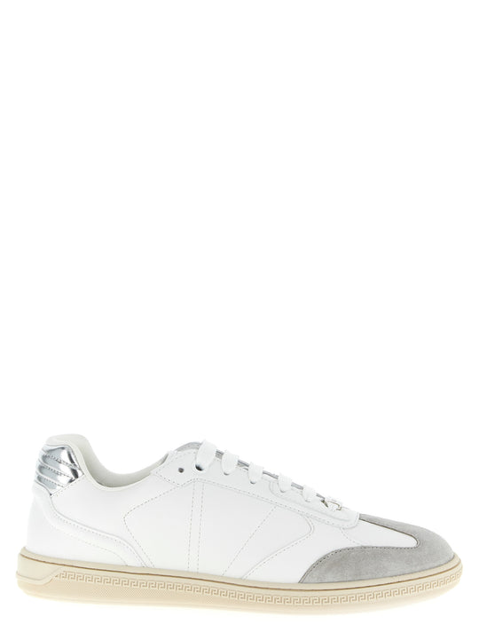 Greca Court Sneakers Bianco