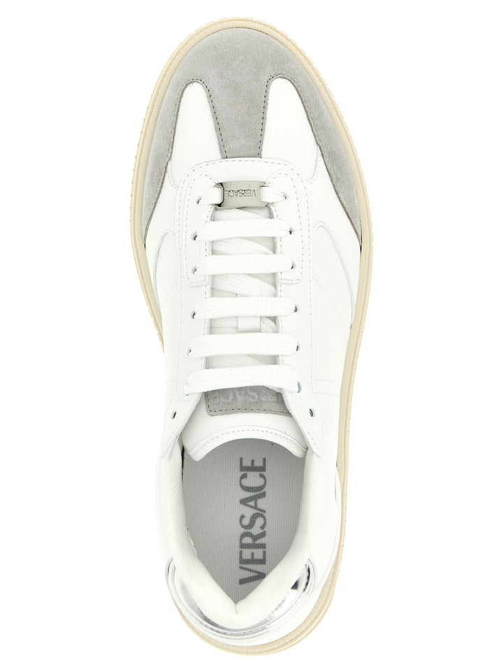 Versace Greca Court Sneakers - Bianco | cf3c7d0ff10203c2a77c800d5b2a70ed69a8f678