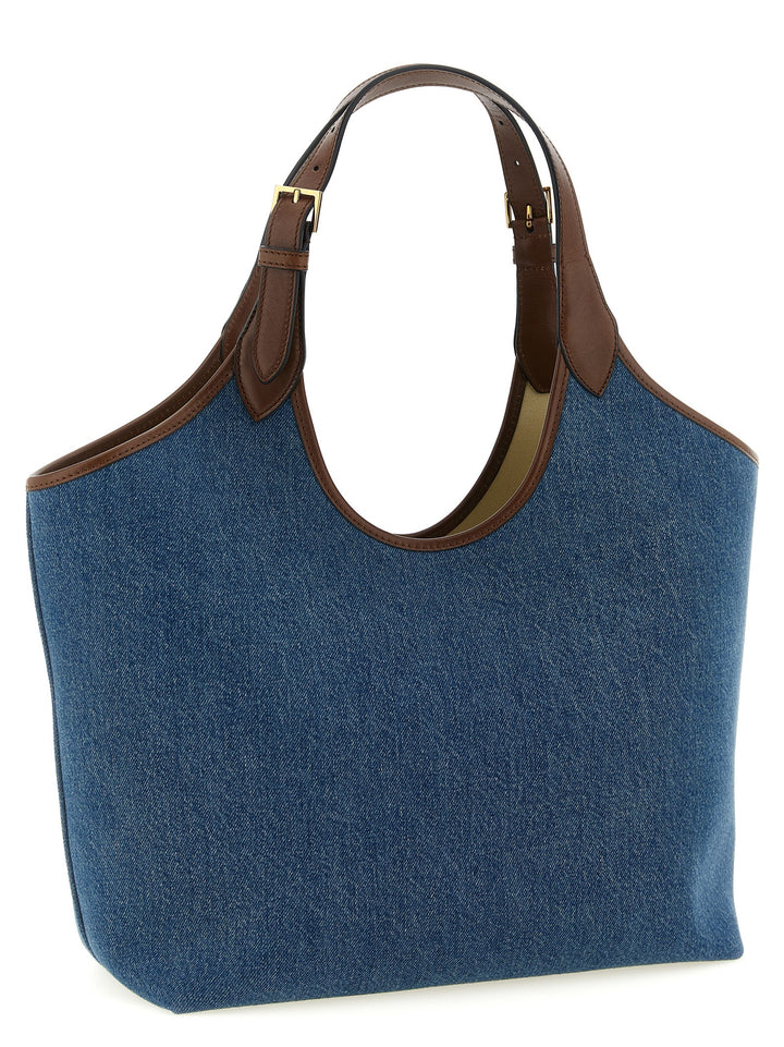 Versace La Medusa Tote - Blu | 25827adb8b72455b45443b0e8e9602f5f37a79b2