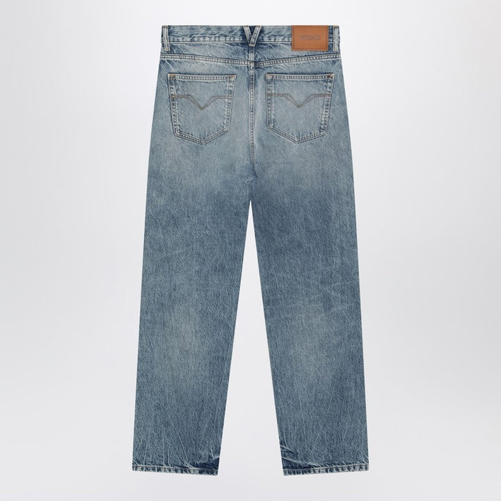 Versace Pantaloni - Celeste | dfefe7e854b46f750b877f8e1a3ea9bfc986816d