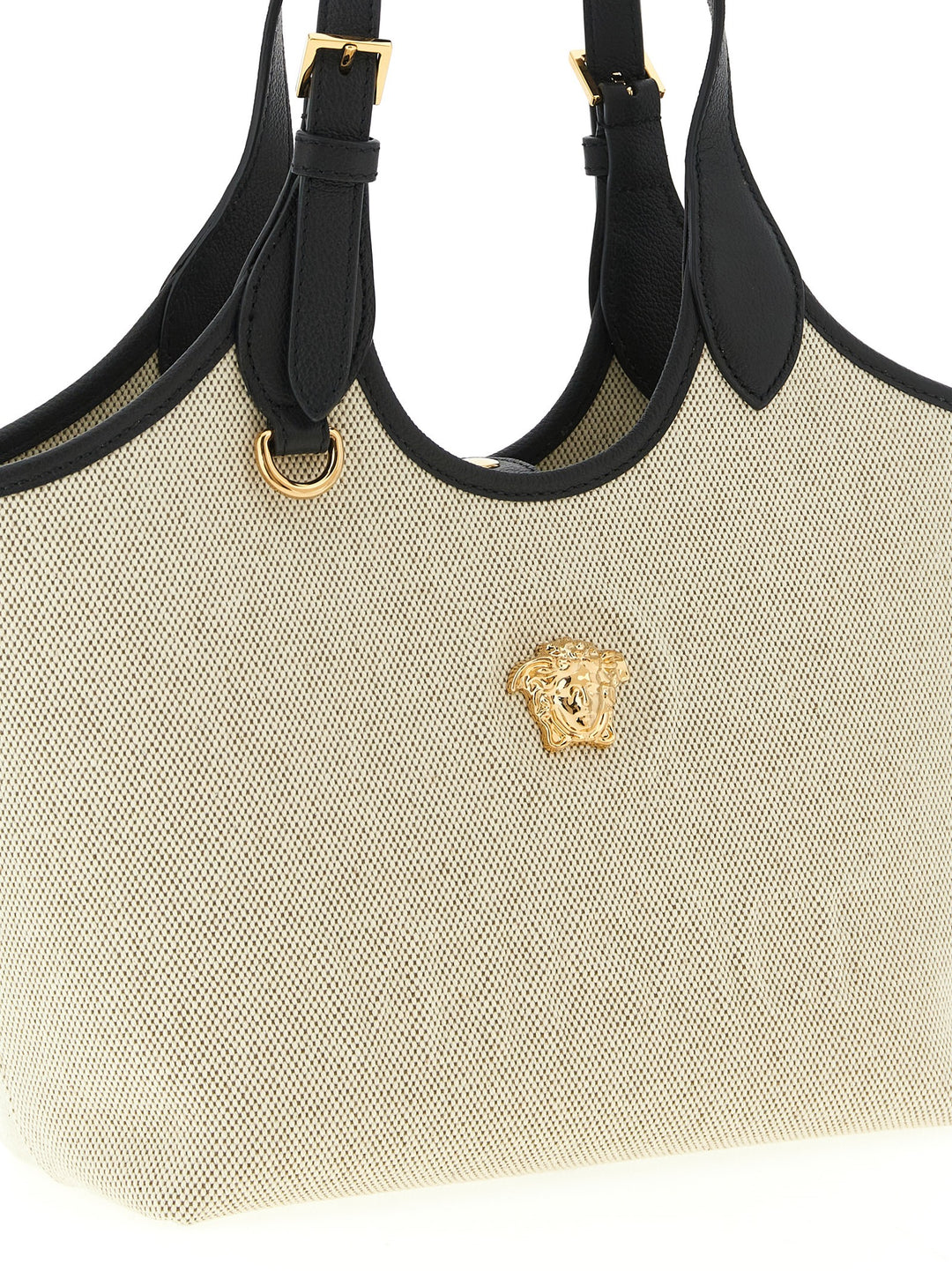 Versace La Medusa Tote - Beige | b328445d11ead6f11553f6e7ee221ca59ce68c85