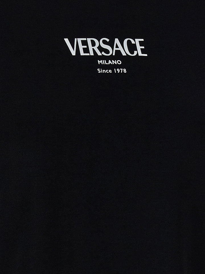 Versace Versace Logo T shirt - Bianco/Nero | 534607097afd916347819e83dc5345006902ea5b