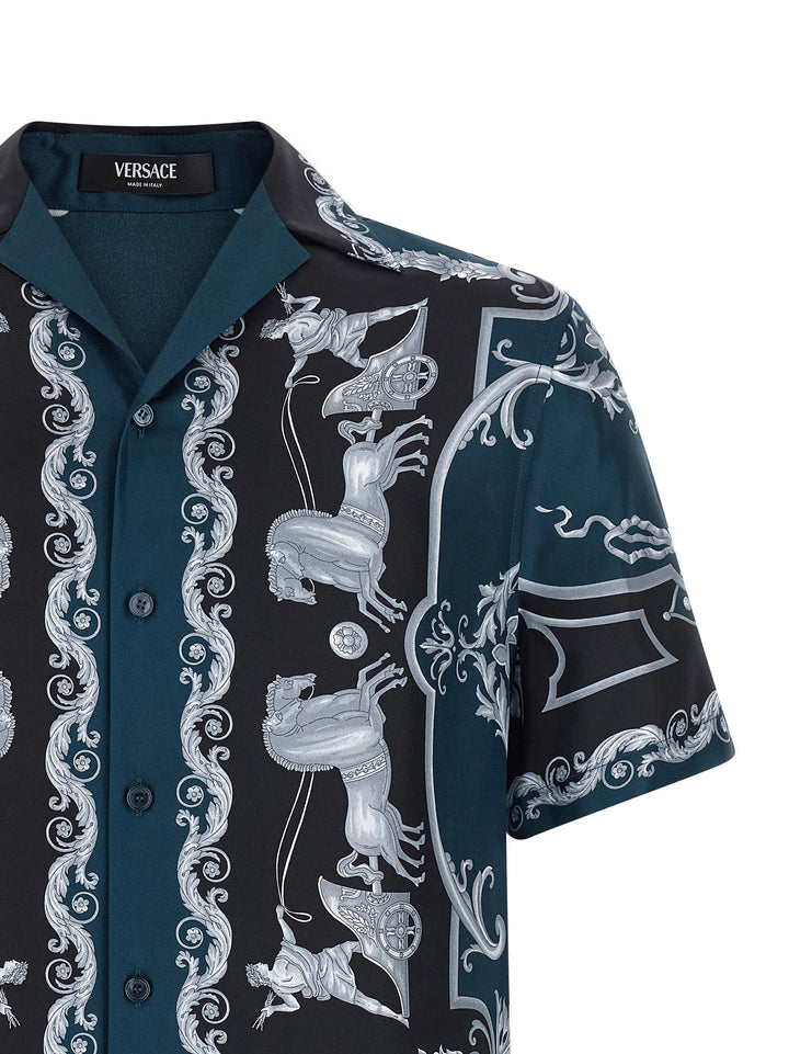 Versace Hall Of Heroes Camicie - Blu | 9750a12f43c95c3e80e167cef9c69802d97f04e7