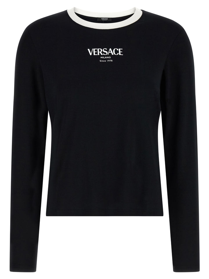 Versace Versace Logo T shirt - Nero | f1971597874f8adcd4ba2f4619cc57c11738d289