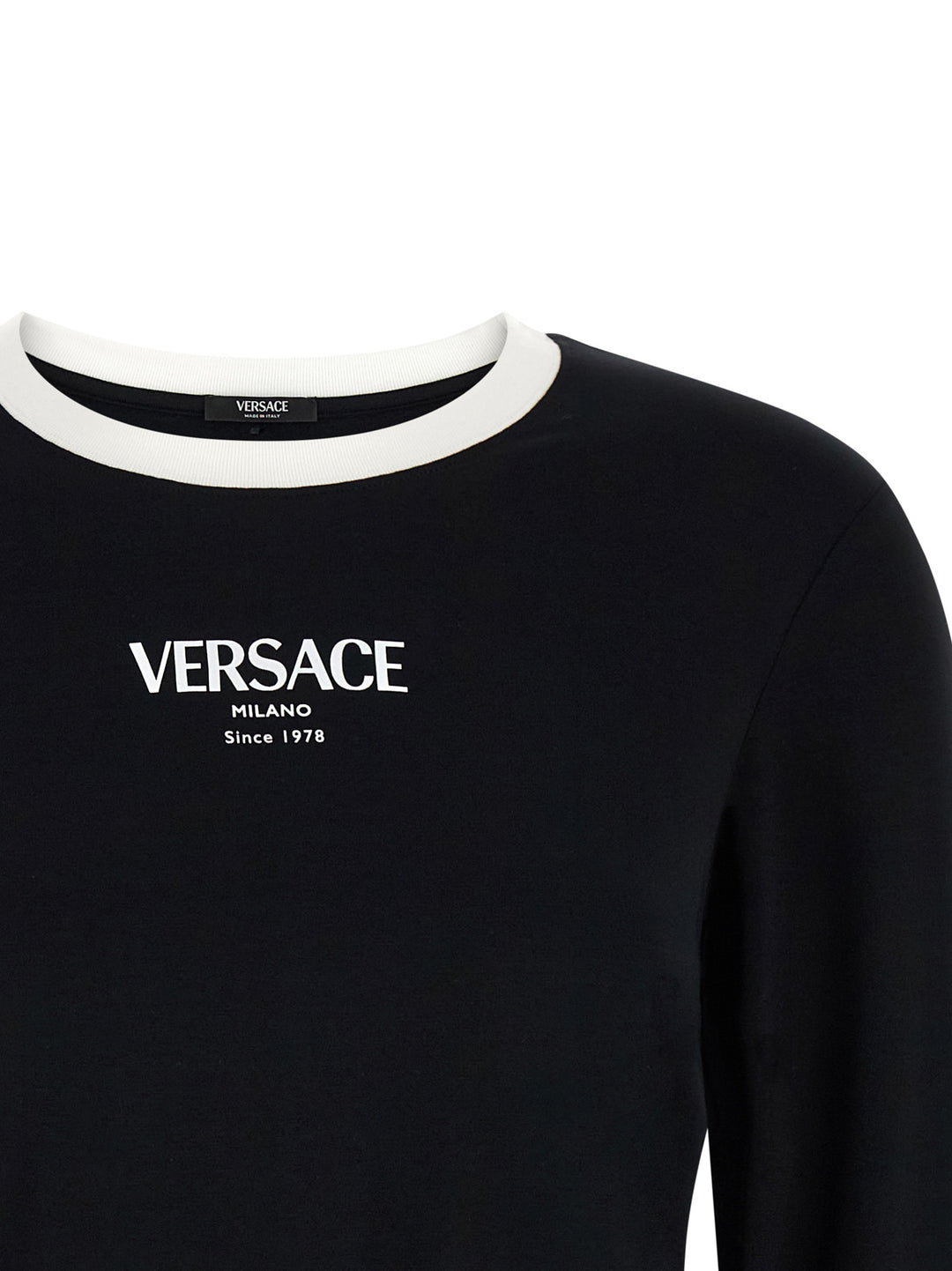 Versace Versace Logo T shirt - Nero | 741874a8bdb75a742d39f05ea874b8076e8161df