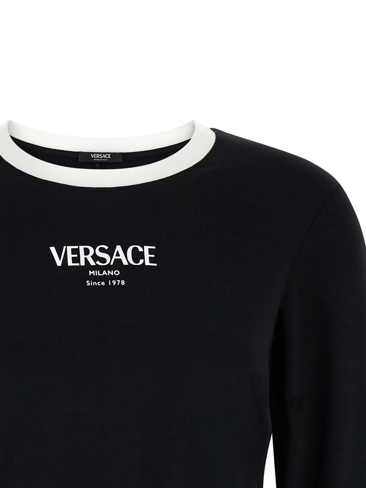 Versace Versace Logo T shirt - Nero | 741874a8bdb75a742d39f05ea874b8076e8161df