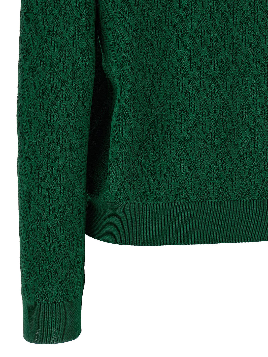 Versace Cardigan Pattern V Maglioni - Verde | 95c735e38cf3e10b6f6aa66edc1fab6ec6fe96d7