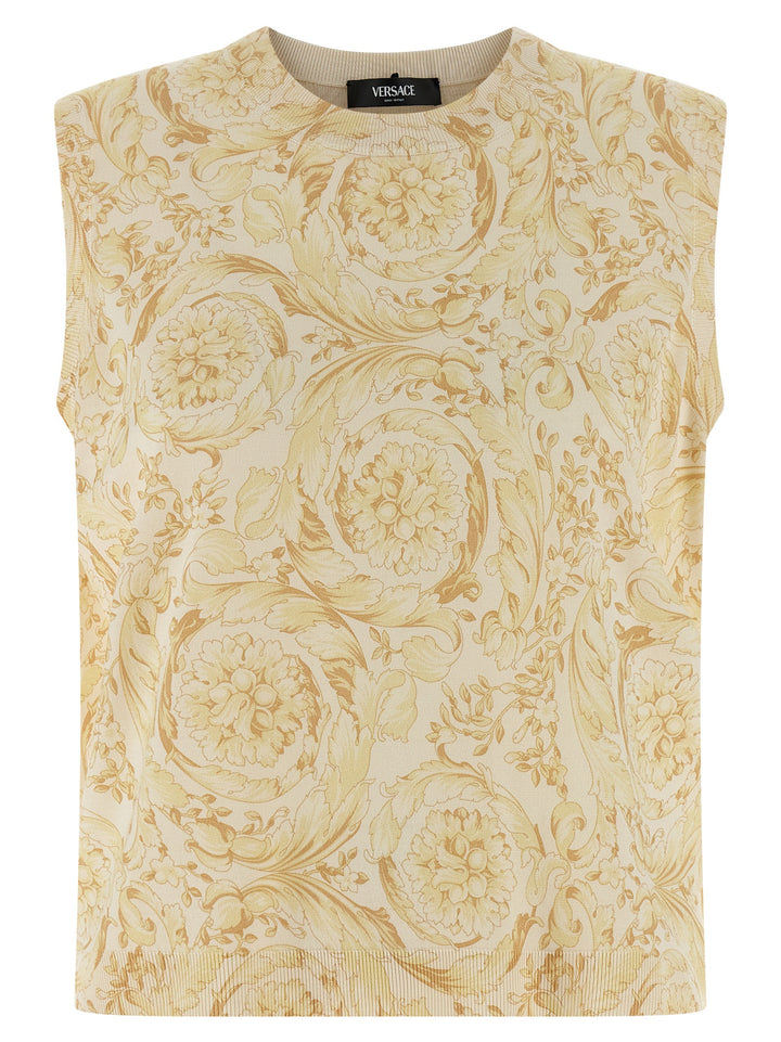 Versace Barocco Gilet - Giallo | b18e36e93fa0de20cf6d2acbfe214bfc0981cf8e