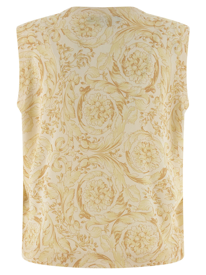 Versace Barocco Gilet - Giallo | ebbfddd9e570961050c38022b2ab95acf7042dc2