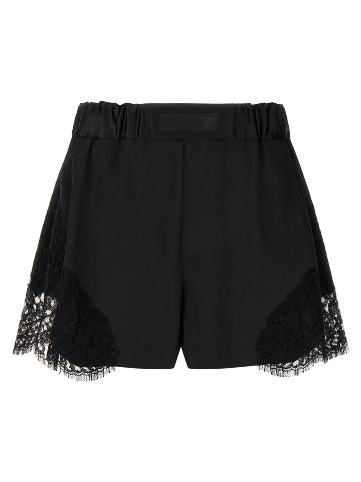 Versace Lace Insert Shorts Bermuda e Short - Nero | 9d23b550b99d10fa3f871d4bc9acd8429699213f
