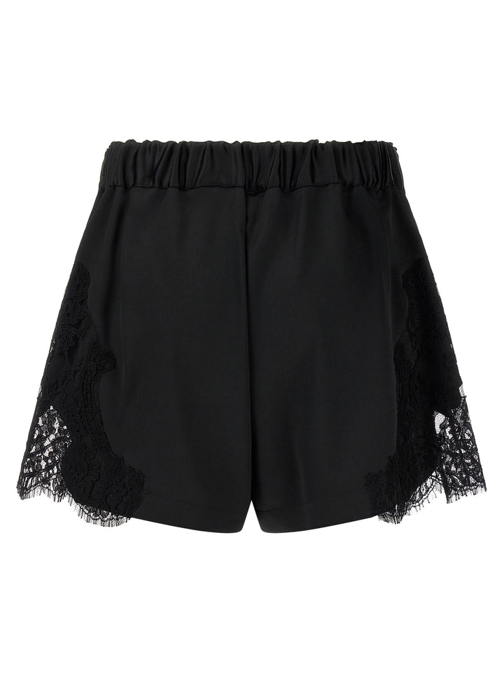 Versace Lace Insert Shorts Bermuda e Short - Nero | e5717d45028ad1c83da3ae026d91886fa9411d1d