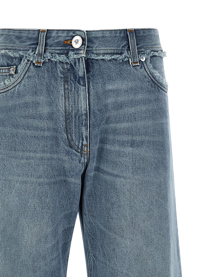 Versace Boyfriend Jeans - Blu | f190d141a91034ede7d26992fcdeacdbe0443139