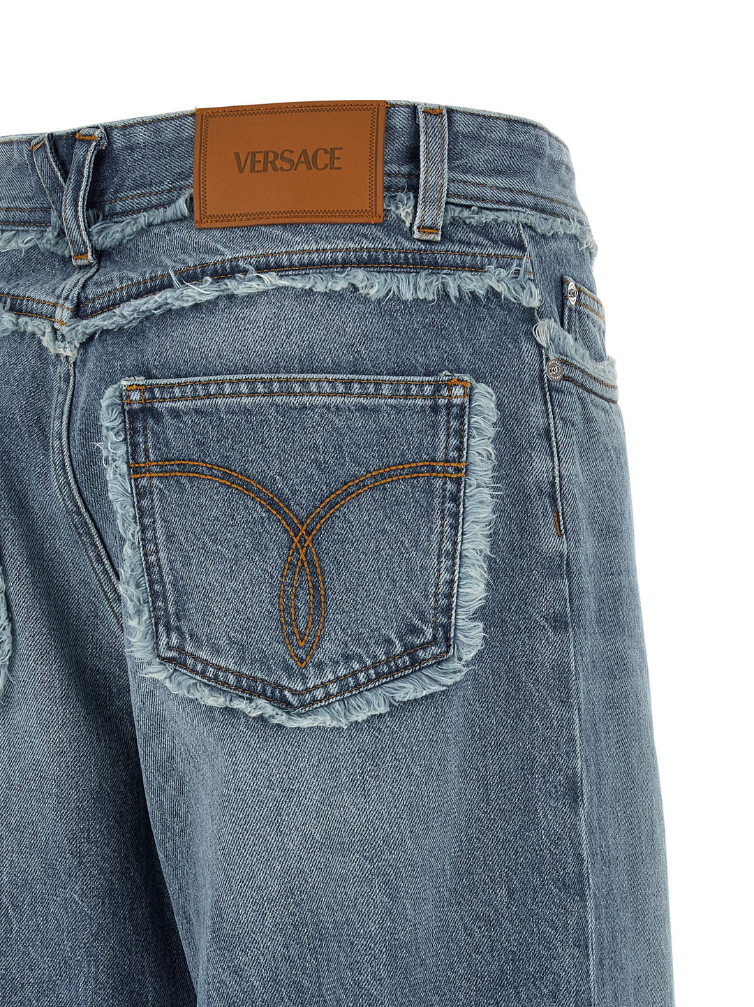 Versace Boyfriend Jeans - Blu | dc401c93402bef53c0ac49b60507bc80ff71fd86