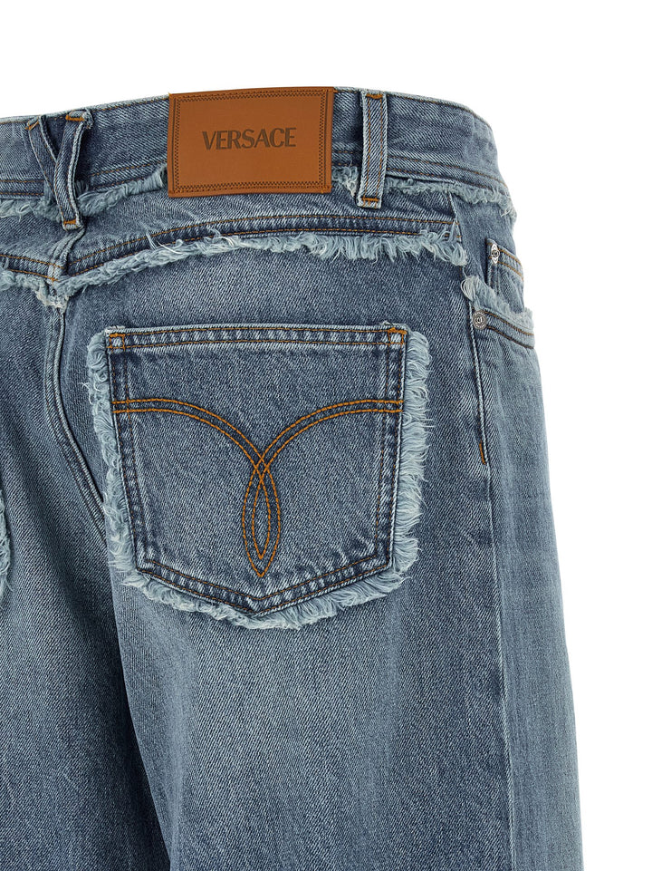 Versace Boyfriend Jeans - Blu | dc401c93402bef53c0ac49b60507bc80ff71fd86