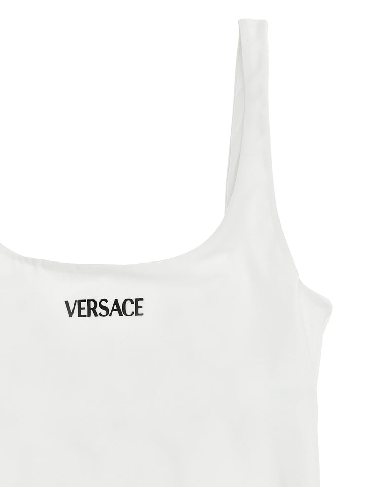 Versace Versace Logo Beachwear - Bianco | 8314471ea068bc4bb90a1e0855846c98afdb1894