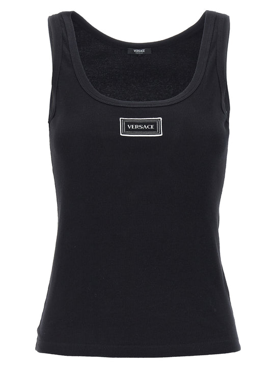 90s Vintage Logo Top Nero