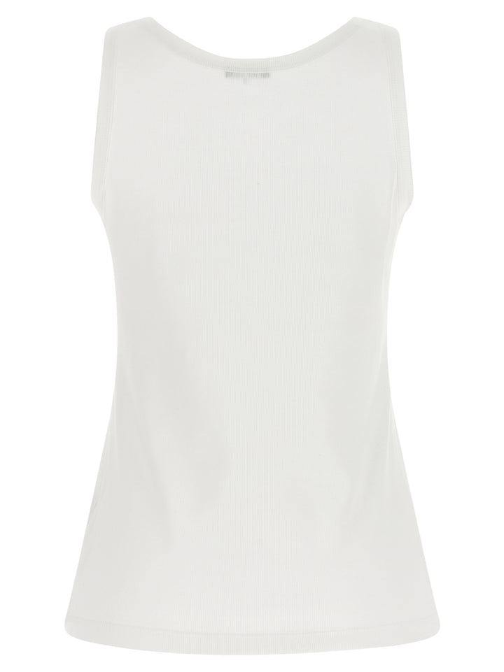 Versace 90s Vintage Logo Top - Bianco | 4ea55aa750c70f893b3fdec65cfd90dc2cffd768