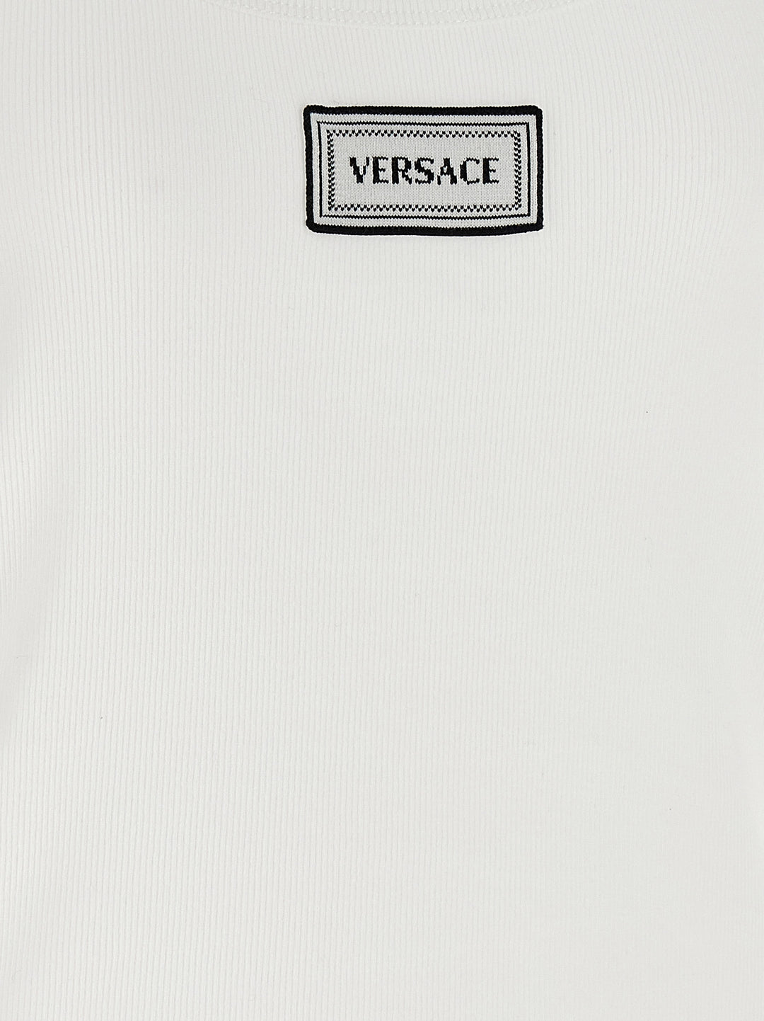 Versace 90s Vintage Logo Top - Bianco | b894c22b87e5b0c80a0f95cefb45e2515d042916
