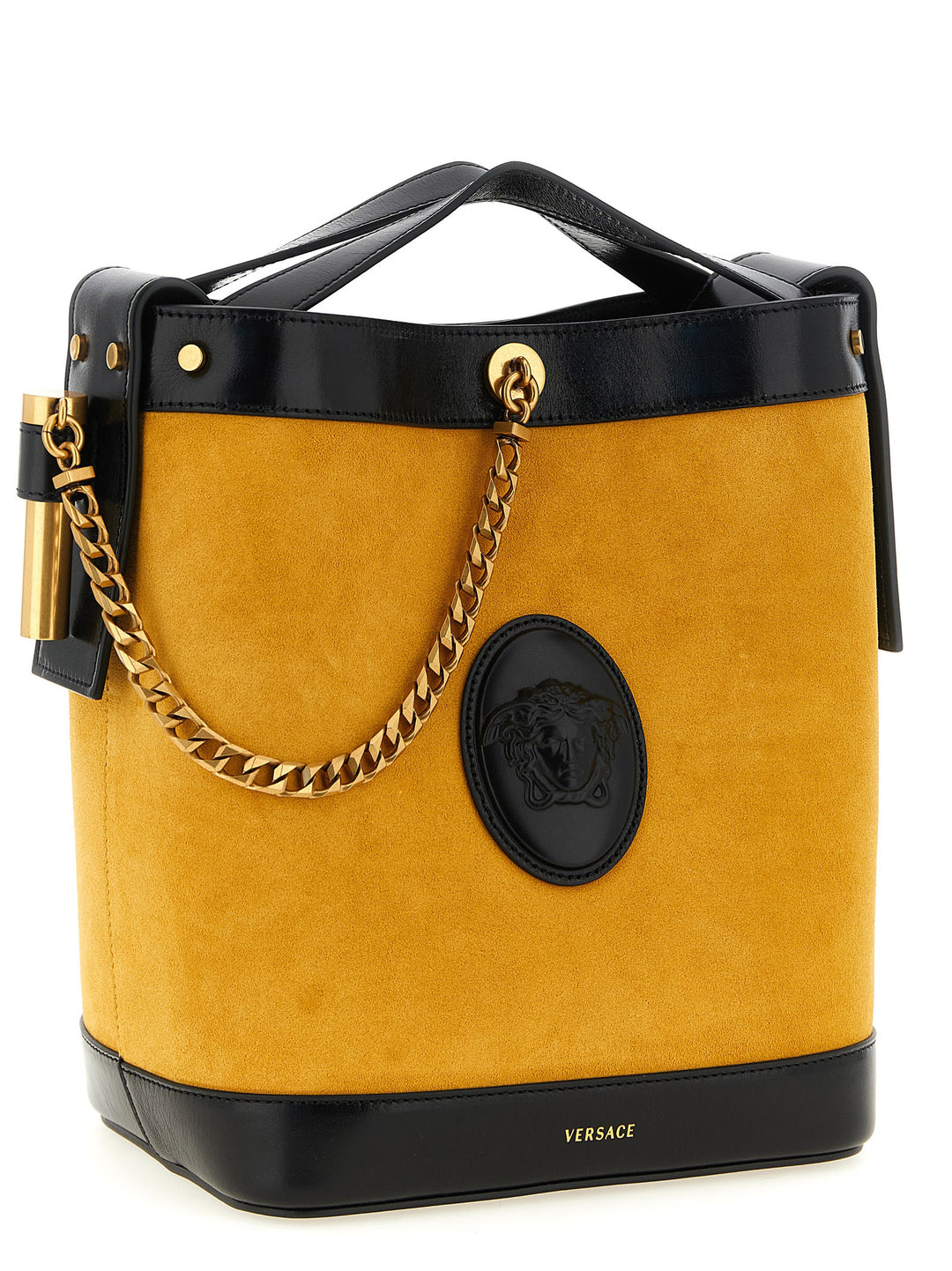 Versace Pivot Borse a Spalla e Tracolla - Giallo | 37d47f422f03efd244f016ca7c7fbfd3757507f2