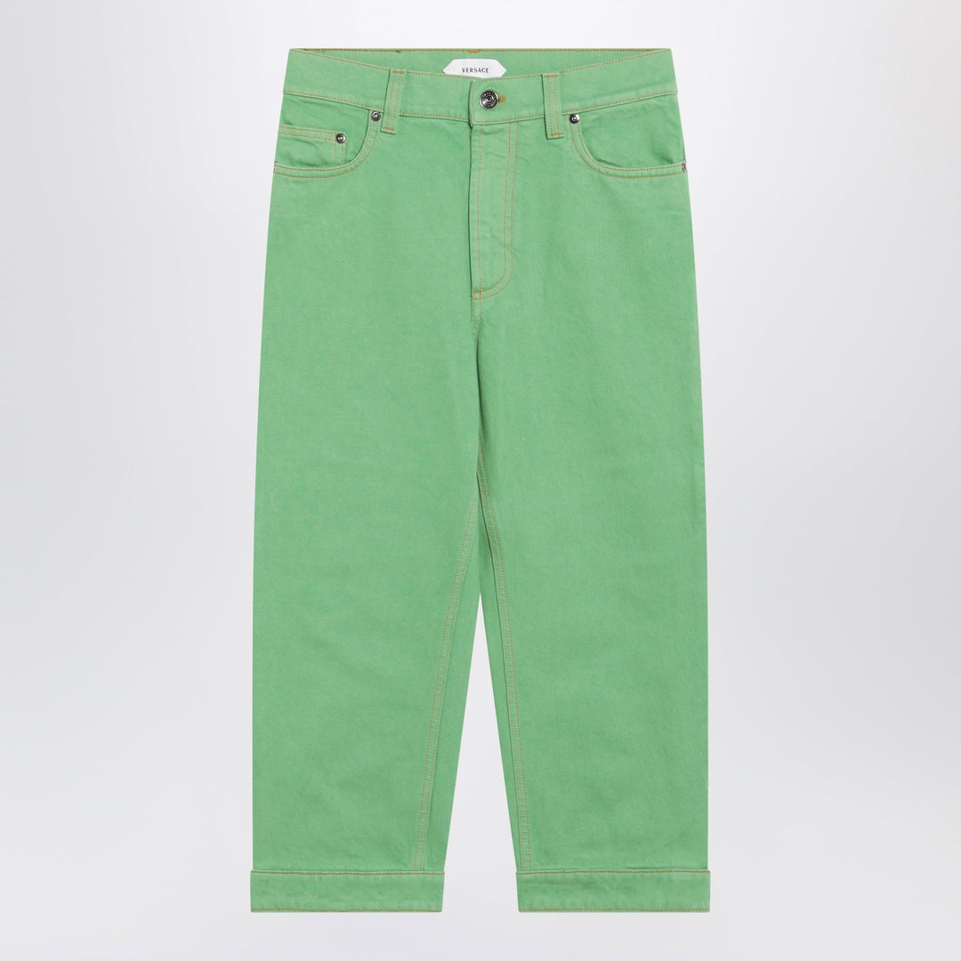 Versace Pantaloni - Verde | eb887c60bfee1d758e11383a9c7f28fbdaefd14c
