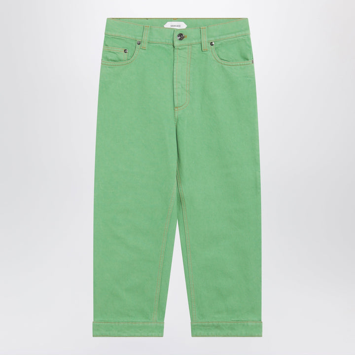 Versace Pantaloni - Verde | eb887c60bfee1d758e11383a9c7f28fbdaefd14c