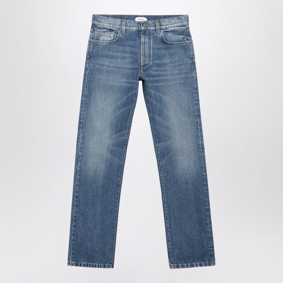 Versace Pantaloni - Celeste | 02768099098c024d364086fbc2d72d290c7a986e