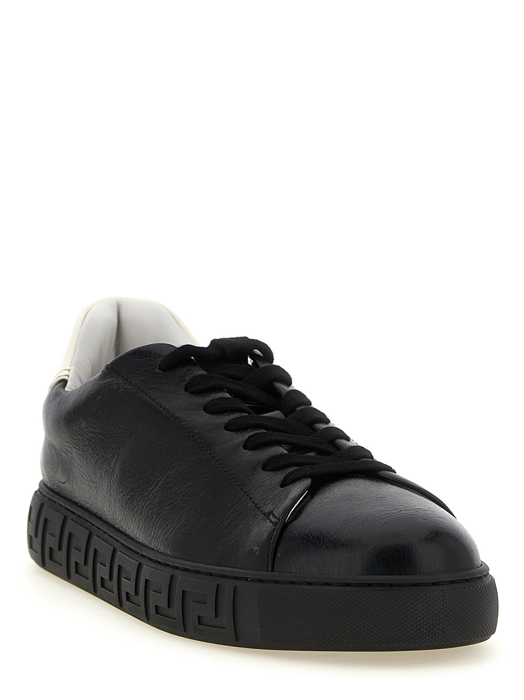 Versace Greca Sneakers - Bianco/Nero | dba807744395a2835f191f421ba6f4e16002f9bb