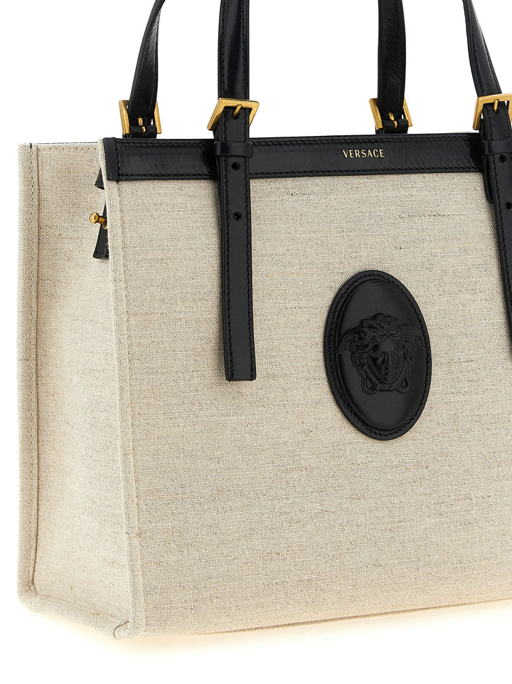 Versace Rivière Tote - Beige | 92a8e252c240a5f2780e59be65578562f4577fa3
