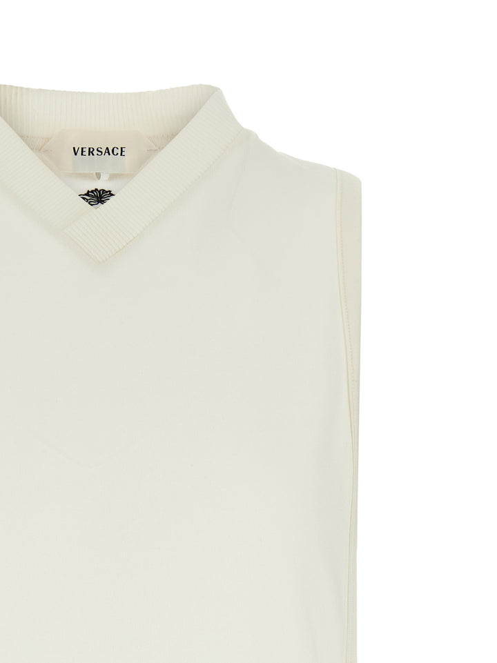 Versace Medusa Top - Bianco | 6b772e401f329924ec74ea43317b02516eeeecff