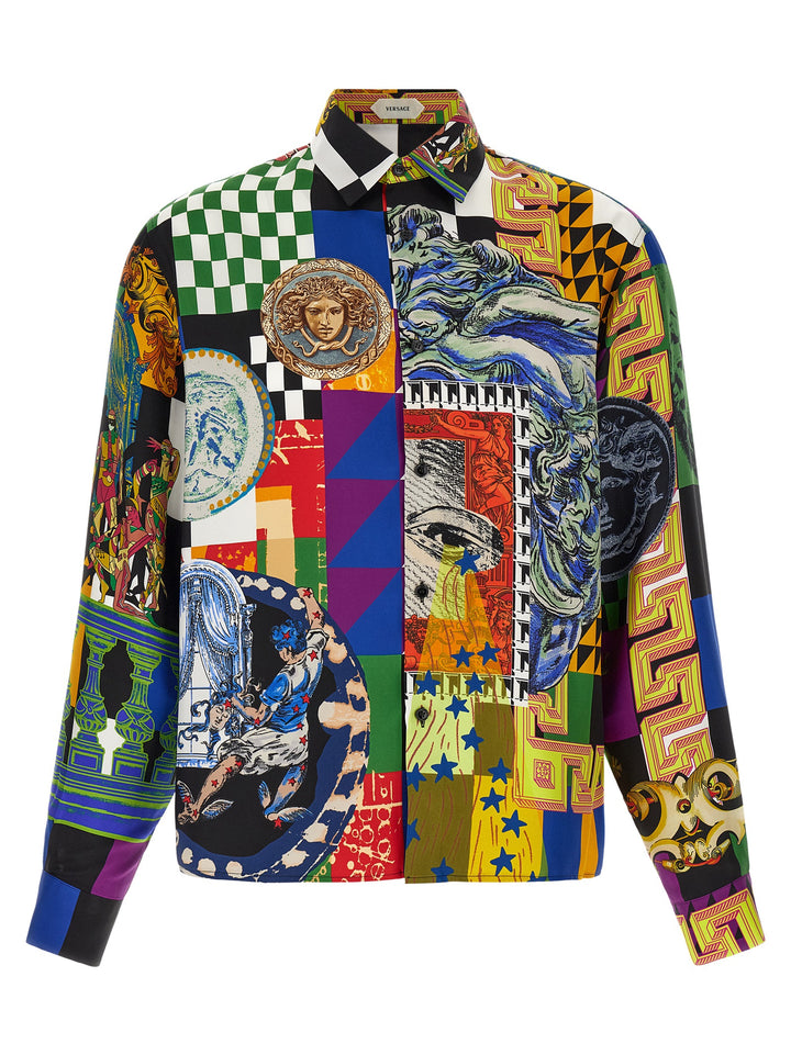 Versace Medusa Collage Camicie - Multicolor | 5e3978b04b7f5379d06aacf9d5ddbf1f59ea9ee9