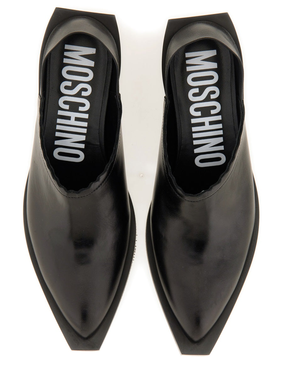 Moschino Mocassini - Nero | Wanan Luxury