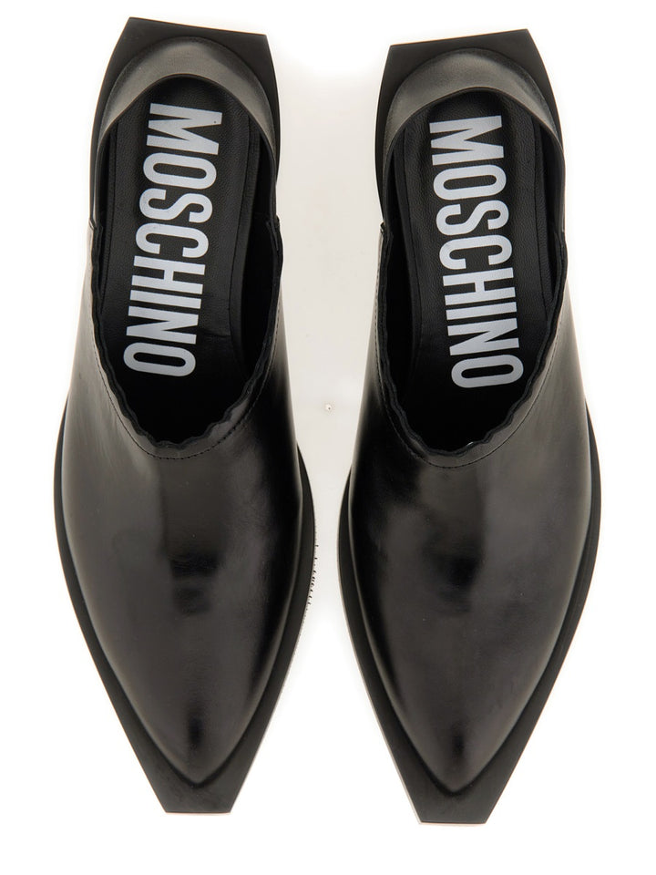 Moschino Mocassini - Nero | Wanan Luxury