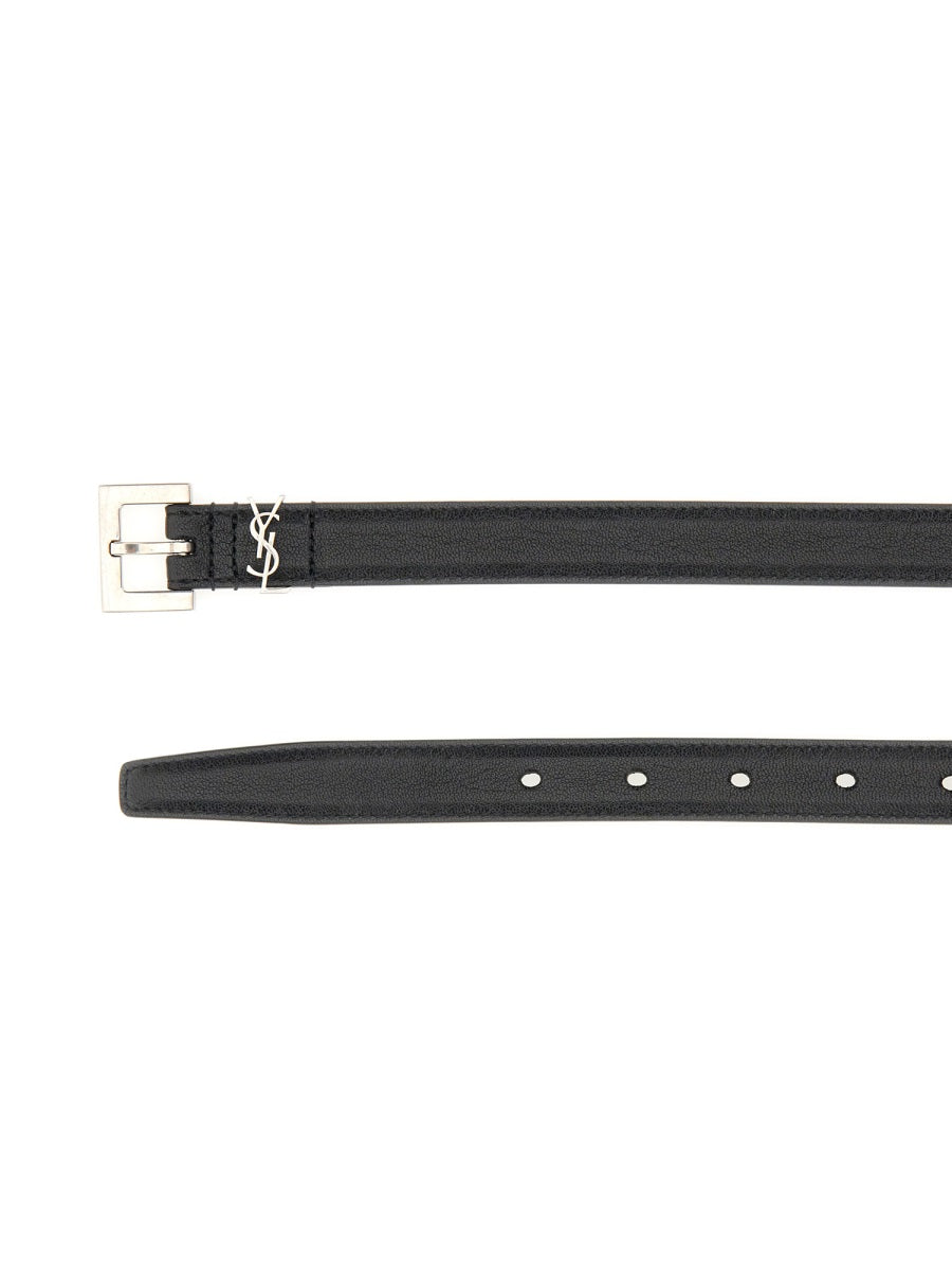 Saint Laurent Cinture - Black | 667b7e224e7331bf7de7e6711a8190107bbac237
