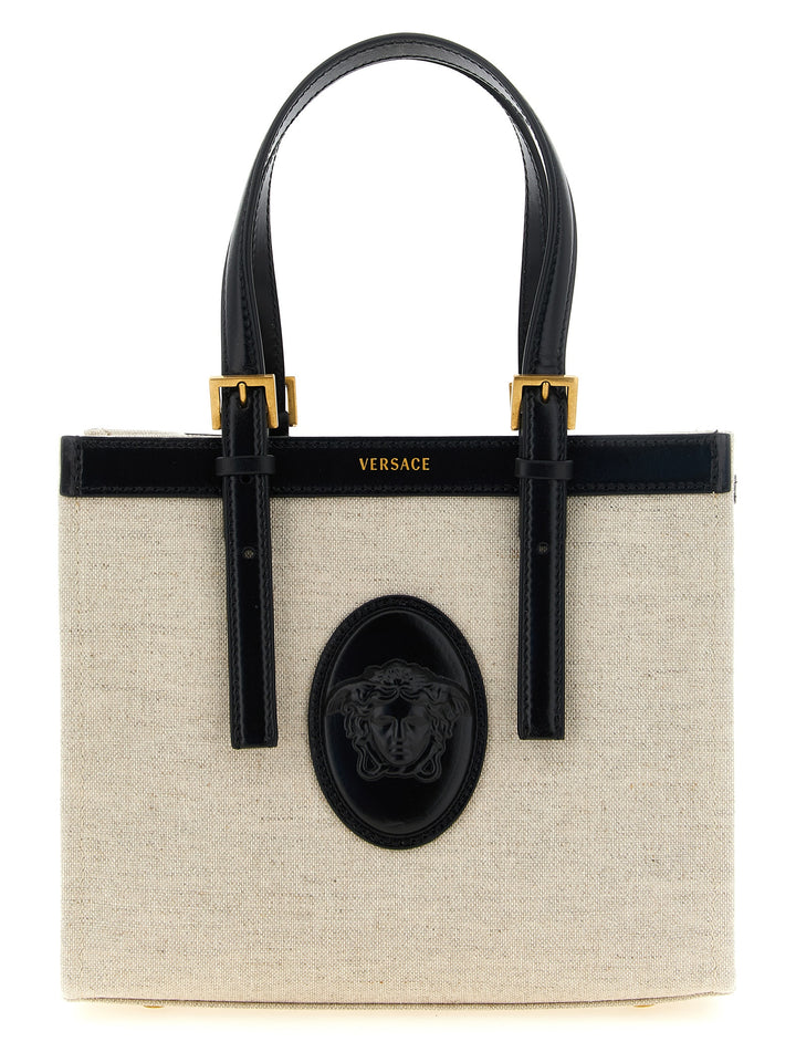 Versace Rivière Tote - Beige | f69a06cf1b8fc96a1f4d50e1120569b0f5306cc6
