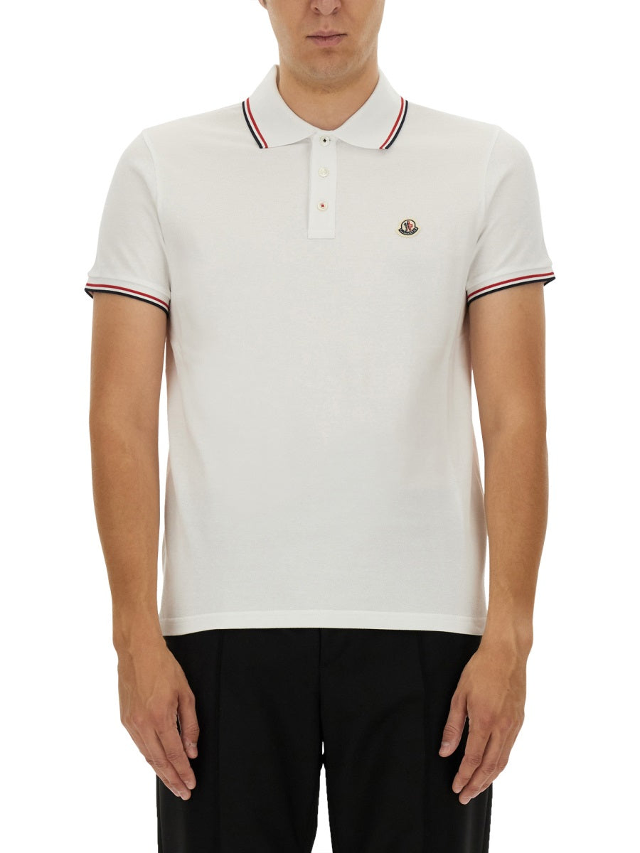 Moncler Polo - Bianco | Wanan Luxury