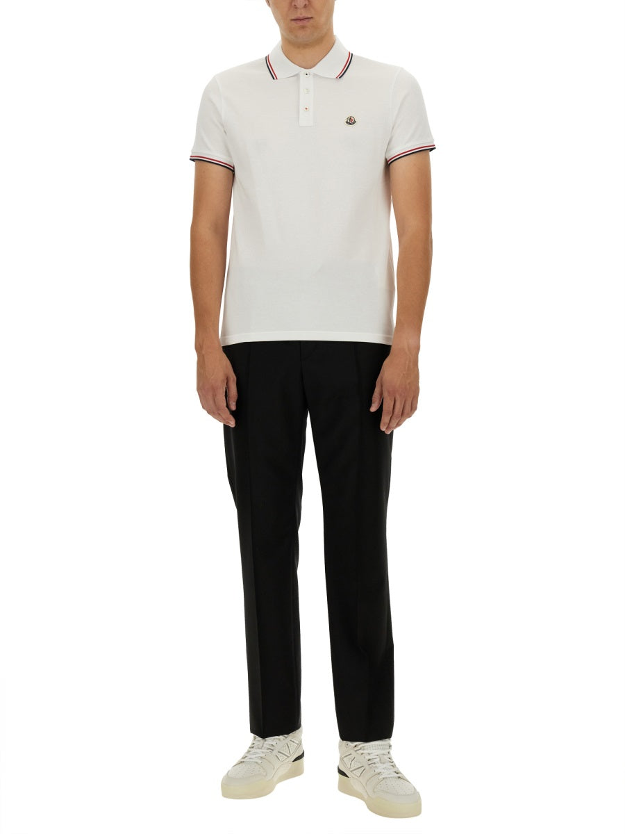 Moncler Polo - Bianco | Wanan Luxury