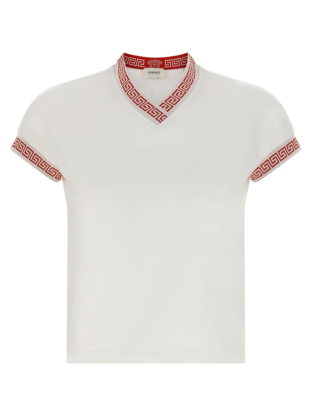 Versace Greca T shirt - Rosso | 6d3907c46bfb9b94339b0e25fbc8bce133fd43af