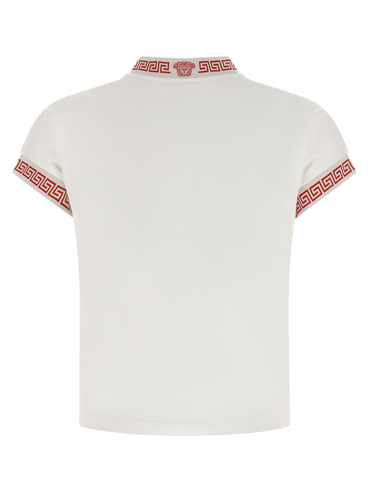 Versace Greca T shirt - Rosso | d42a6085b020f022ffe647d430de6c7dfc5c0992