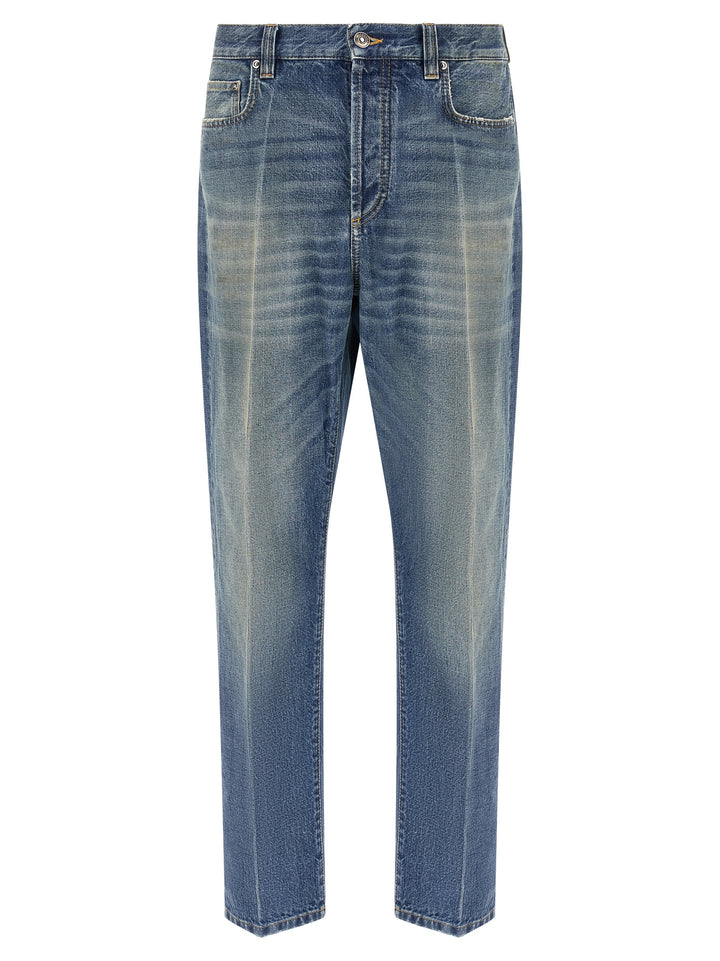 Versace Distressed Jeans - Blu | 918b1ff4f7b669f4175ca38ae56df5e632849392