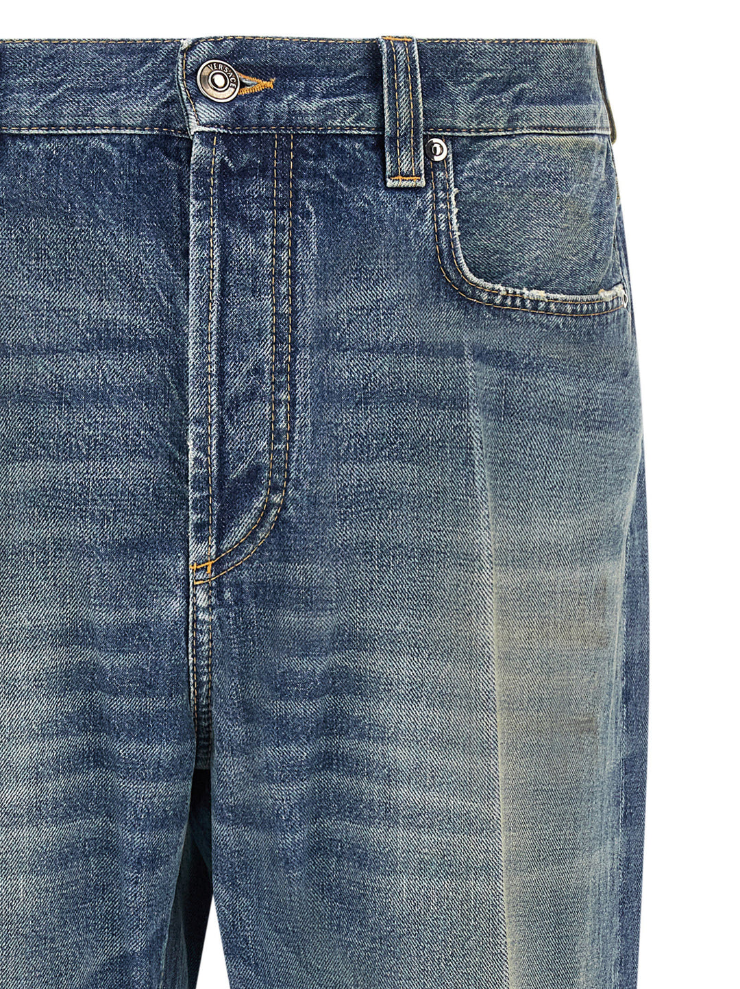Versace Distressed Jeans - Blu | e2c3b52ccad2d0430294c2522eac9d287816e426
