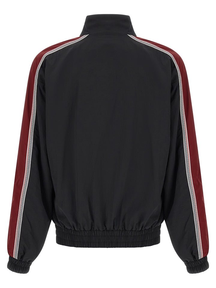 Versace Craquelé-Effect Blouson Puffer Jackets - Nero | 6ab8e216569fdadb8e357a9ef69b85c84f9eff20