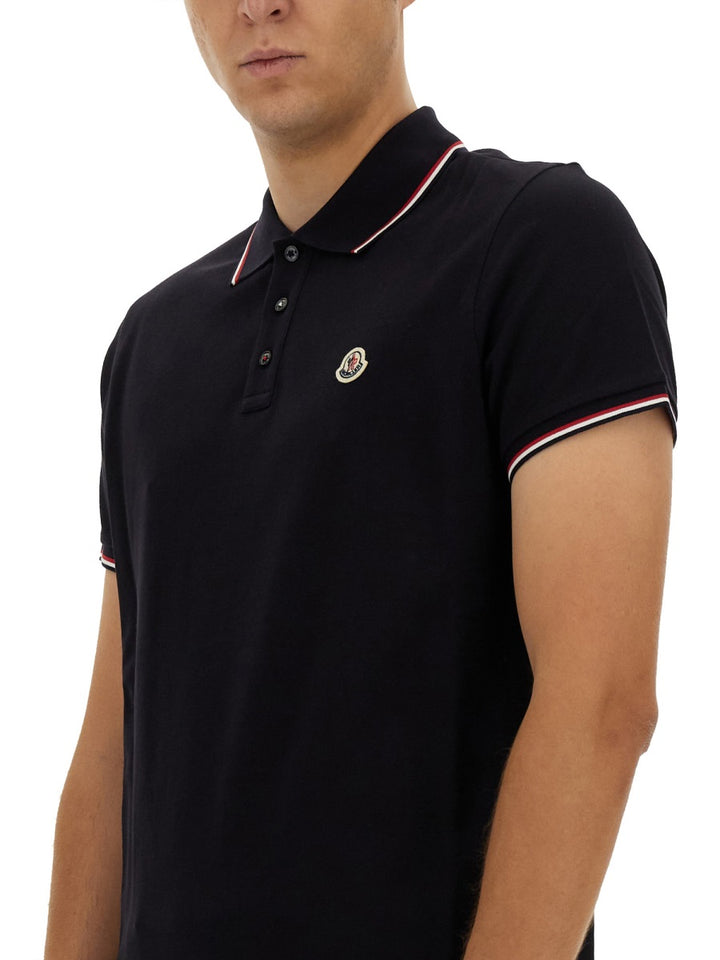 Moncler Polo - Blu | Wanan Luxury