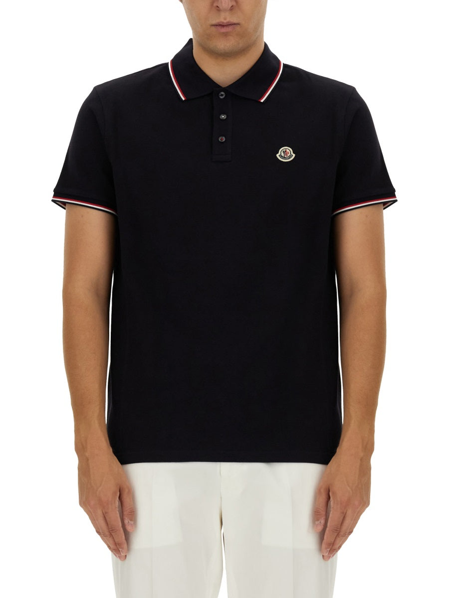 Moncler Polo - Blu | Wanan Luxury