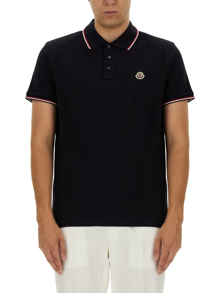 Moncler Polo - Blu | Wanan Luxury