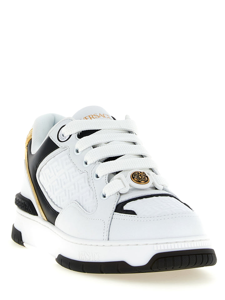 Versace Biggie Basket Sneakers - Bianco/Nero | 059f77e334e8386d15e8b0907a9176dee7a553aa
