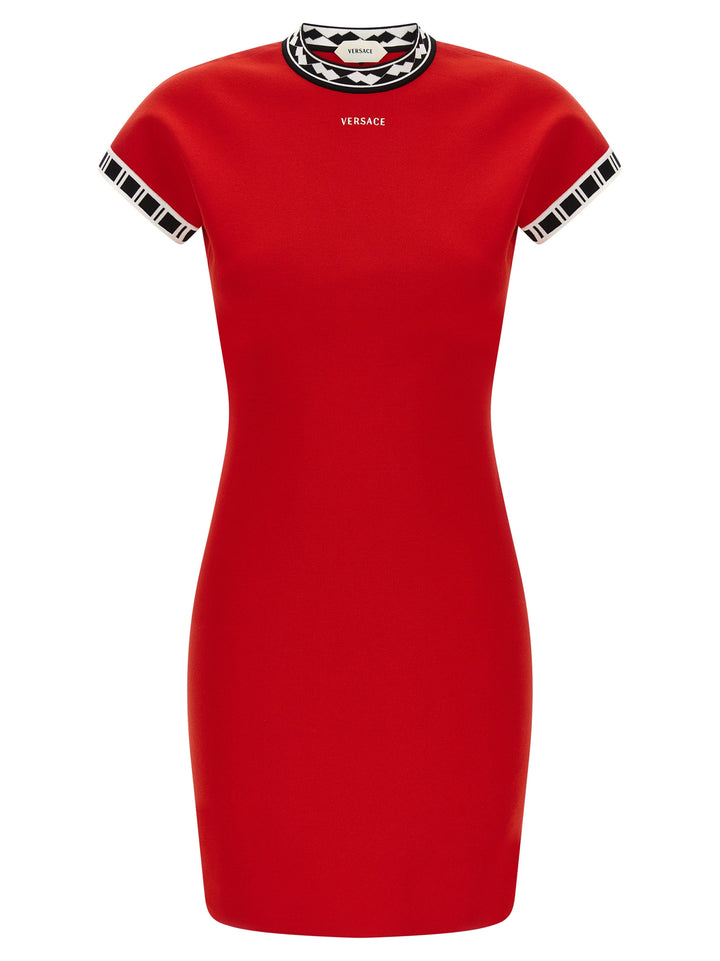 Versace Versace Logo Abiti - Rosso | f6caefa6773641e4c05eab79fb27479c40c62ace