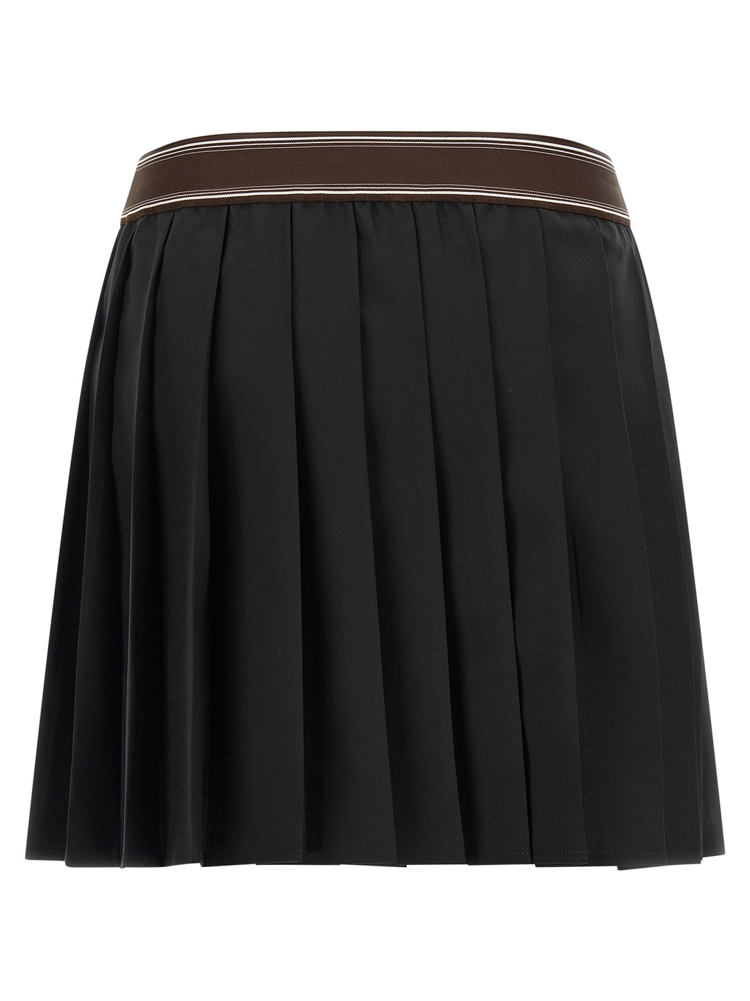 Versace Pleated Skirt Gonne - Nero | b77538d3fb82d0d82a4bd5ee959ba8c05fcd7217