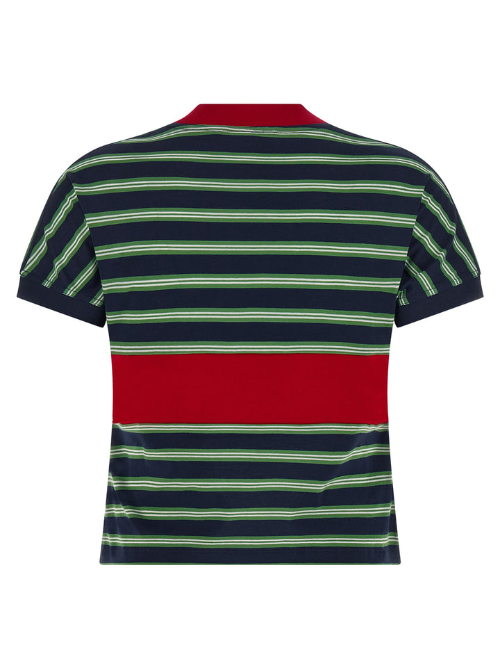 Versace Intarsia T shirt - Multicolor | d112abbd5a80f94a798f873f47d1aaffc8b91e96